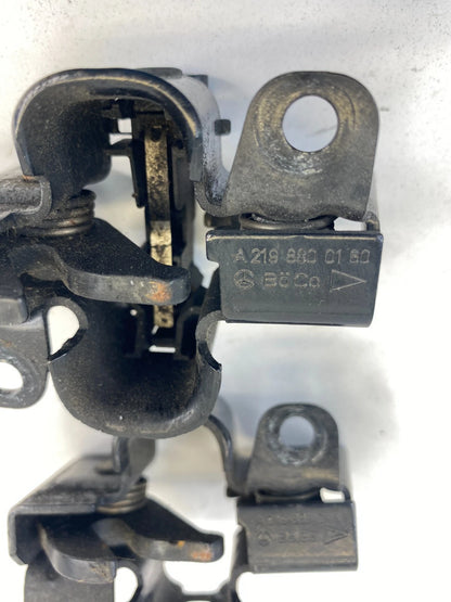 2006-2012 MERCEDES R350 W251 UPPER HOOD LATCH SAFETY CATCH LOCK PAIR A2198800160