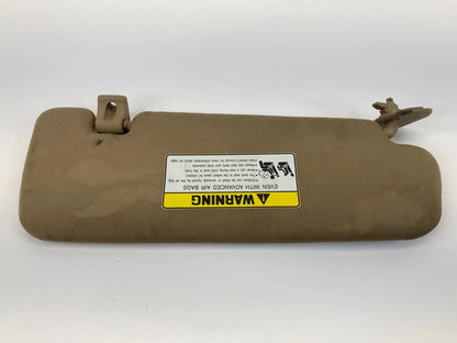 2011-2014 HYUNDAI SONATA LEFT DRIVER SIDE SUNVISOR SUN VISOR CLOTH BEIGE OEM