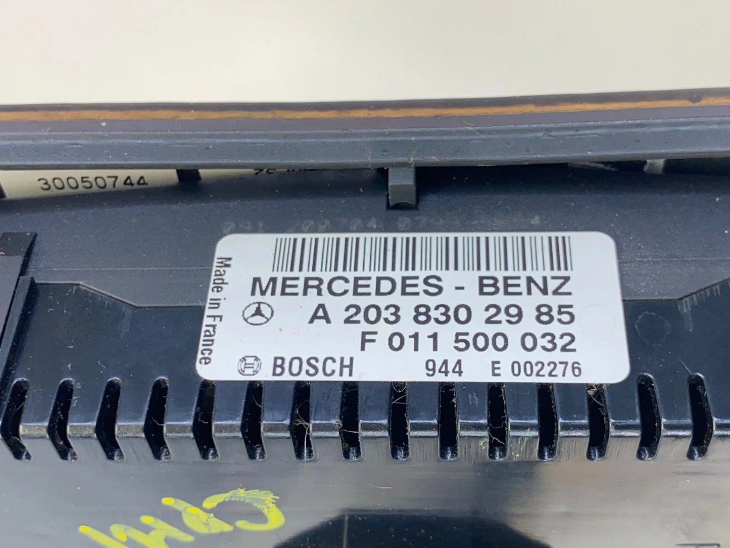 2001-2005 MERCEDES-BENZ C240 HVAC A/C CLIMATE CONTROL UNIT A203-830-29-85 OEM