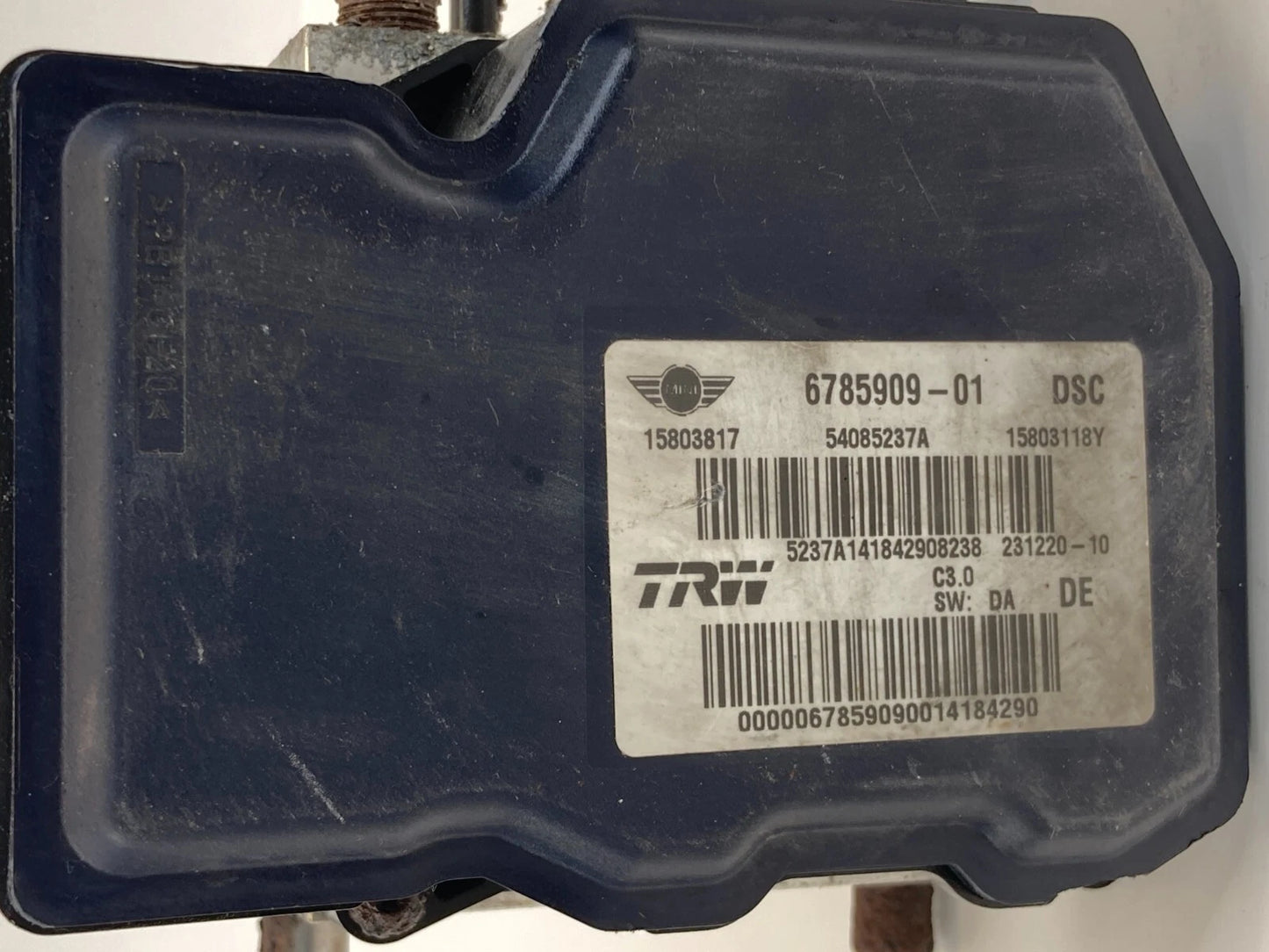 2007-2010 MINI COOPER 1.6 ABS ANTI LOCK BRAKE PUMP MODULE ASSEMBLY 15803118Y OEM