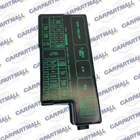 2001 2002 2003 Infiniti QX4 3.5L Engine Fuse Relay Box Fusebox Cover Lid Cap