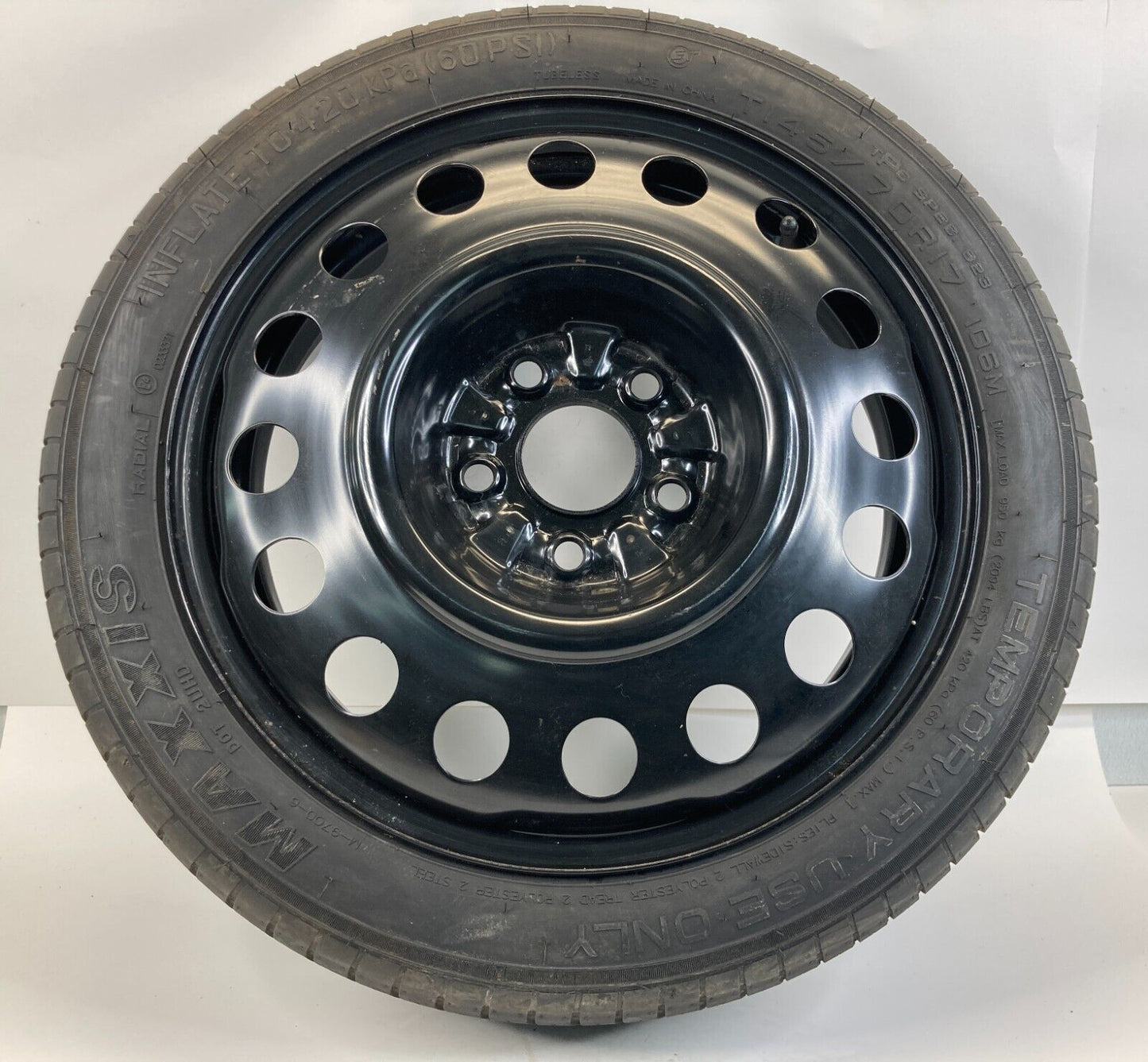 2010-2017 GMC Terrain Emergency Spare Tire Wheel Compact Donut T145/70 R17 106M