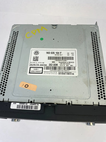 2012-2015 VW VOLKSWAGEN JETTA AM/FM RADIO RECEIVER CD DISC PLAYER 1K0-035-164-F