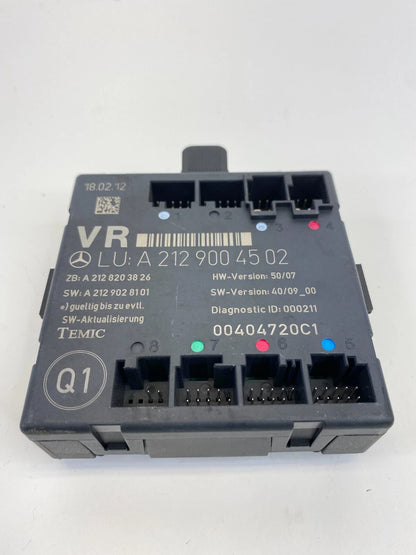2006-2016 MERCEDES W204 E350 FRONT RIGHT SIDE DOOR CONTROL MODULE A2129004502