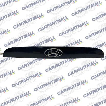 2006 2007 Hyundai Accent Rear Liftgate Tailgate License Molding w/ Emblem & Lamp