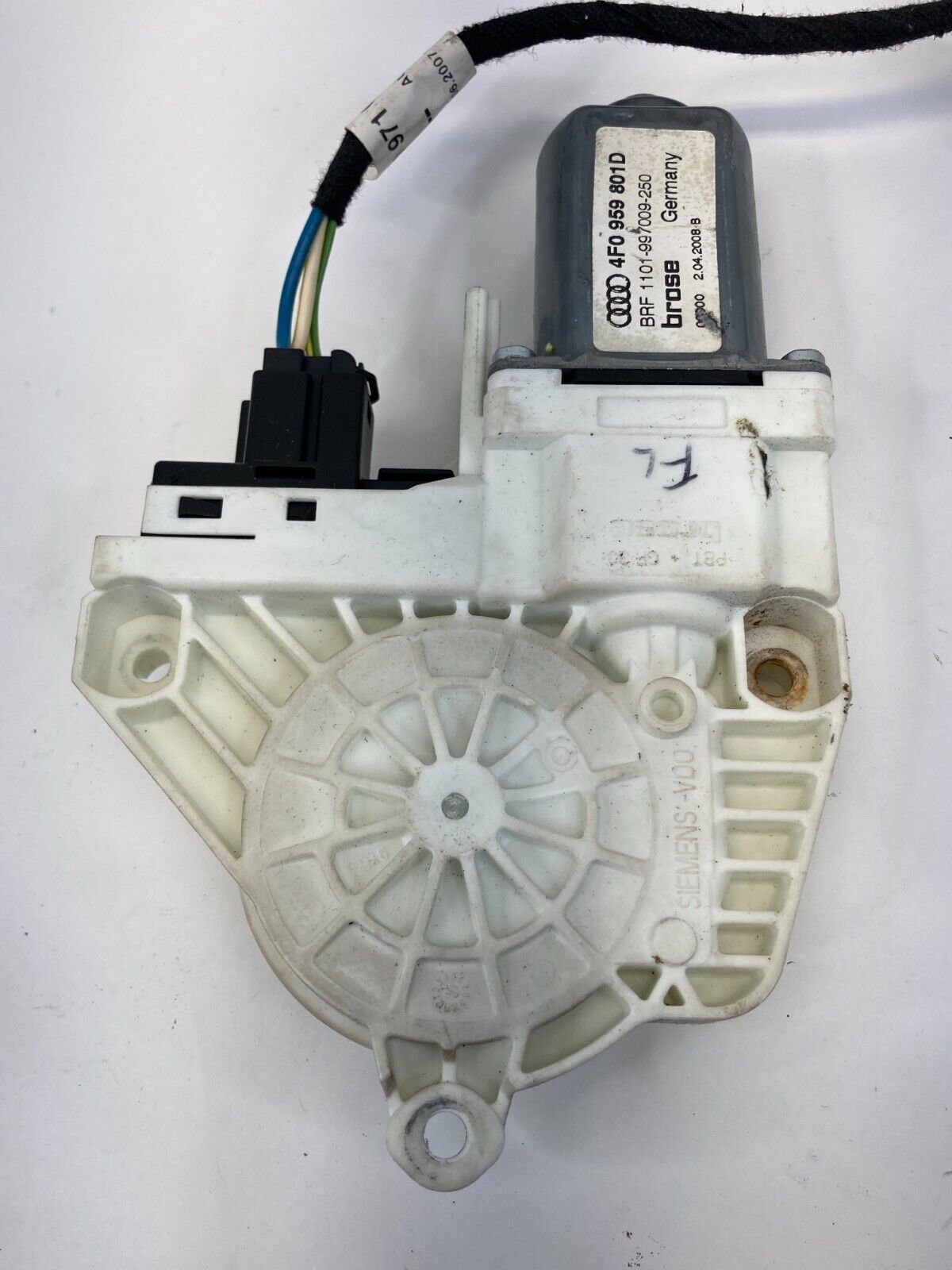 06-09 Audi A6 Quattro Front Left Driver Door Power Window Motor 4F0-959-801-D