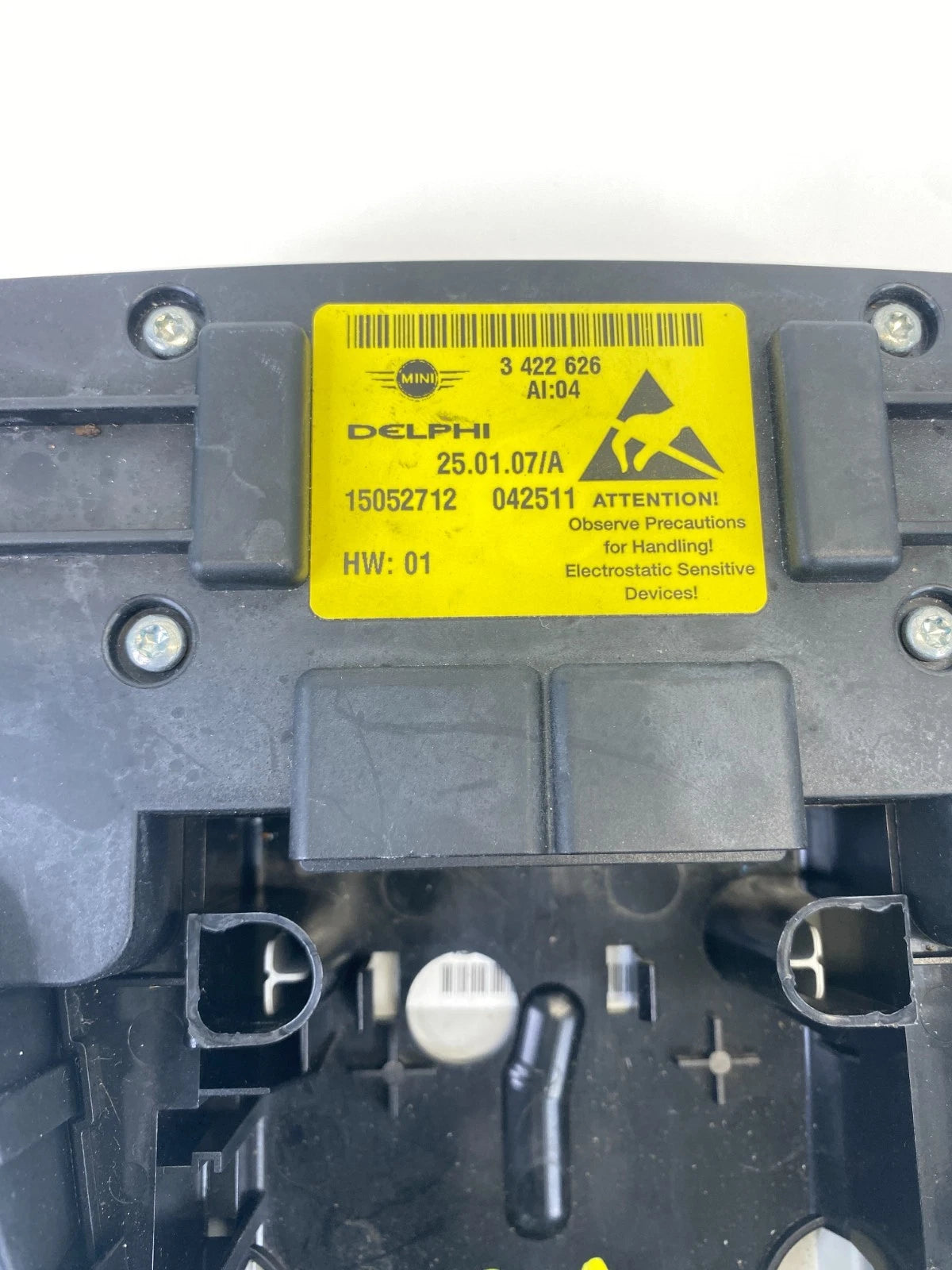 2007-2013 MINI COOPER OVERHEAD CONSOLE DOME LIGHT SUNROOF SWITCH 3422626 OEM