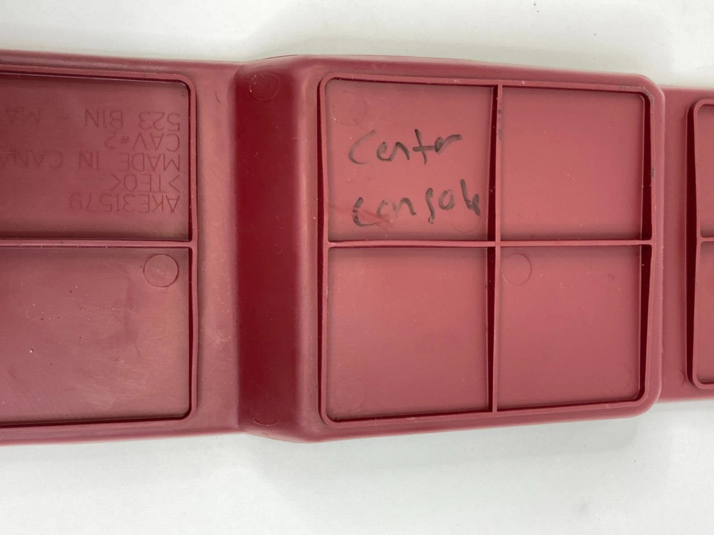 10-15 CHEVROLET EQUINOX CENTER CONSOLE STORAGE FLOOR LINER RUBBER MAT AKE31579