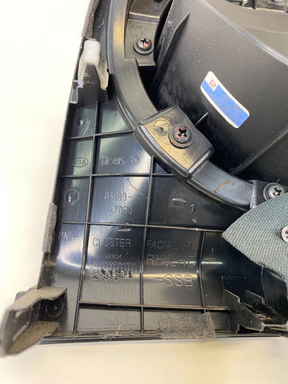 2014-2016 KIA FORTE DASH CLUSTER BEZEL W/ UPPER COLUMN COVER TRIM 84830-A7060