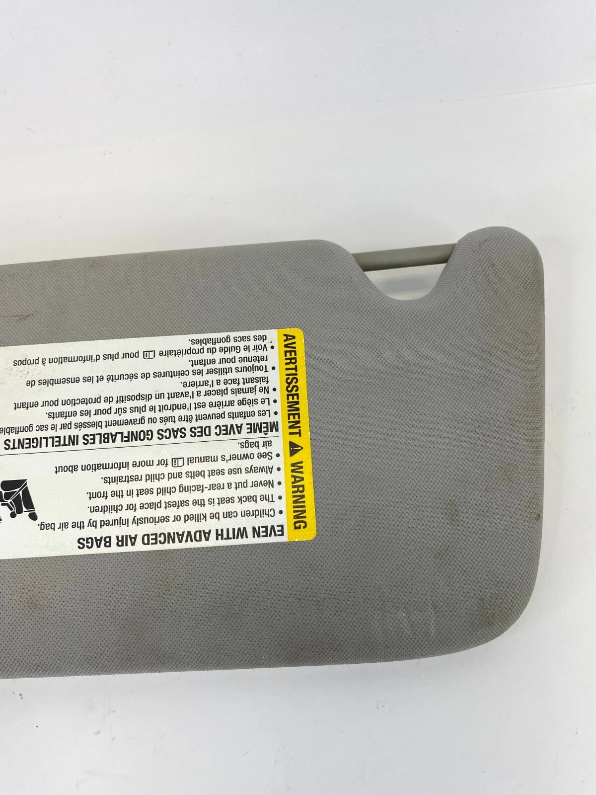 2006-2016 CHEVROLET IMPALA PASSENGER RIGHT SUNVISOR SUN VISOR W ILLUMINATION