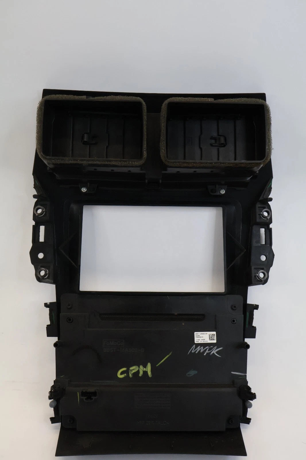 11-13 FORD EXPLORER RADIO CLIMATE CONTROL PANEL BEZEL 8" SCREEN BB5T18A802BM OEM