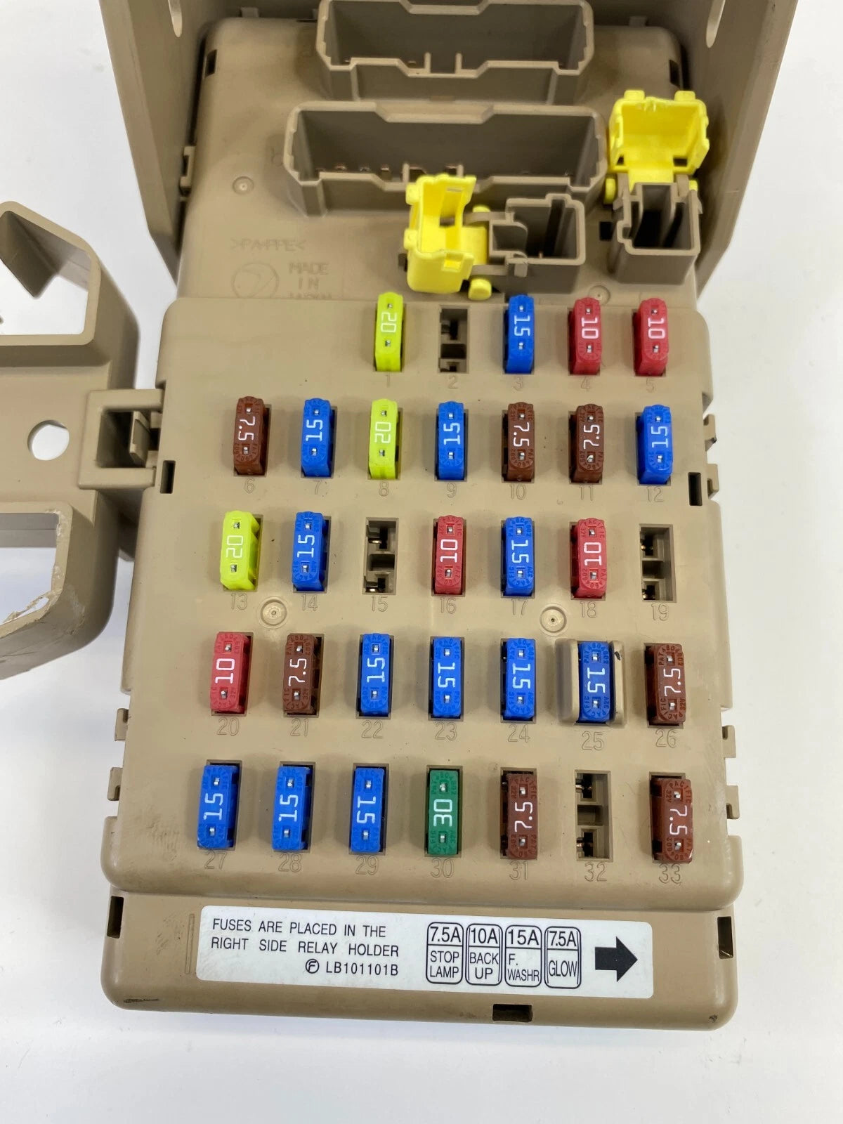 2009-2013 SUBARU FORESTER 2.5L INTERIOR FUSE BOX RELAY FUSEBOX BLOCK 82201FG010