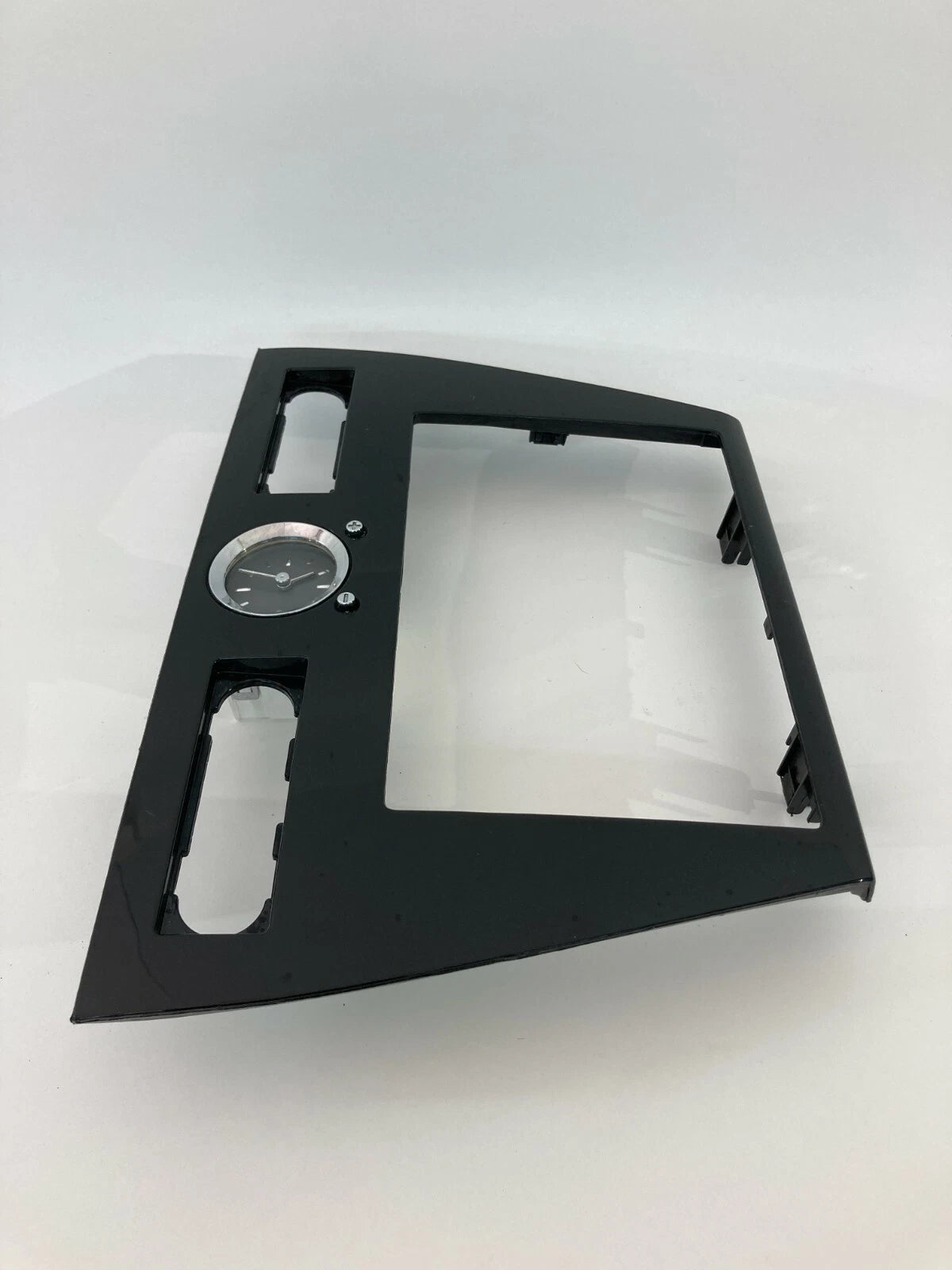 06-09 FORD FUSION CENTER DASH RADIO BEZEL TRIM WITH CLOCK OEM 6N73-5404302-AK