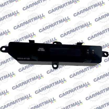 2014 2015 2016 KIA FORTE DASH CLOCK DIGITAL ASSEMBLY 94510-A7100 OEM