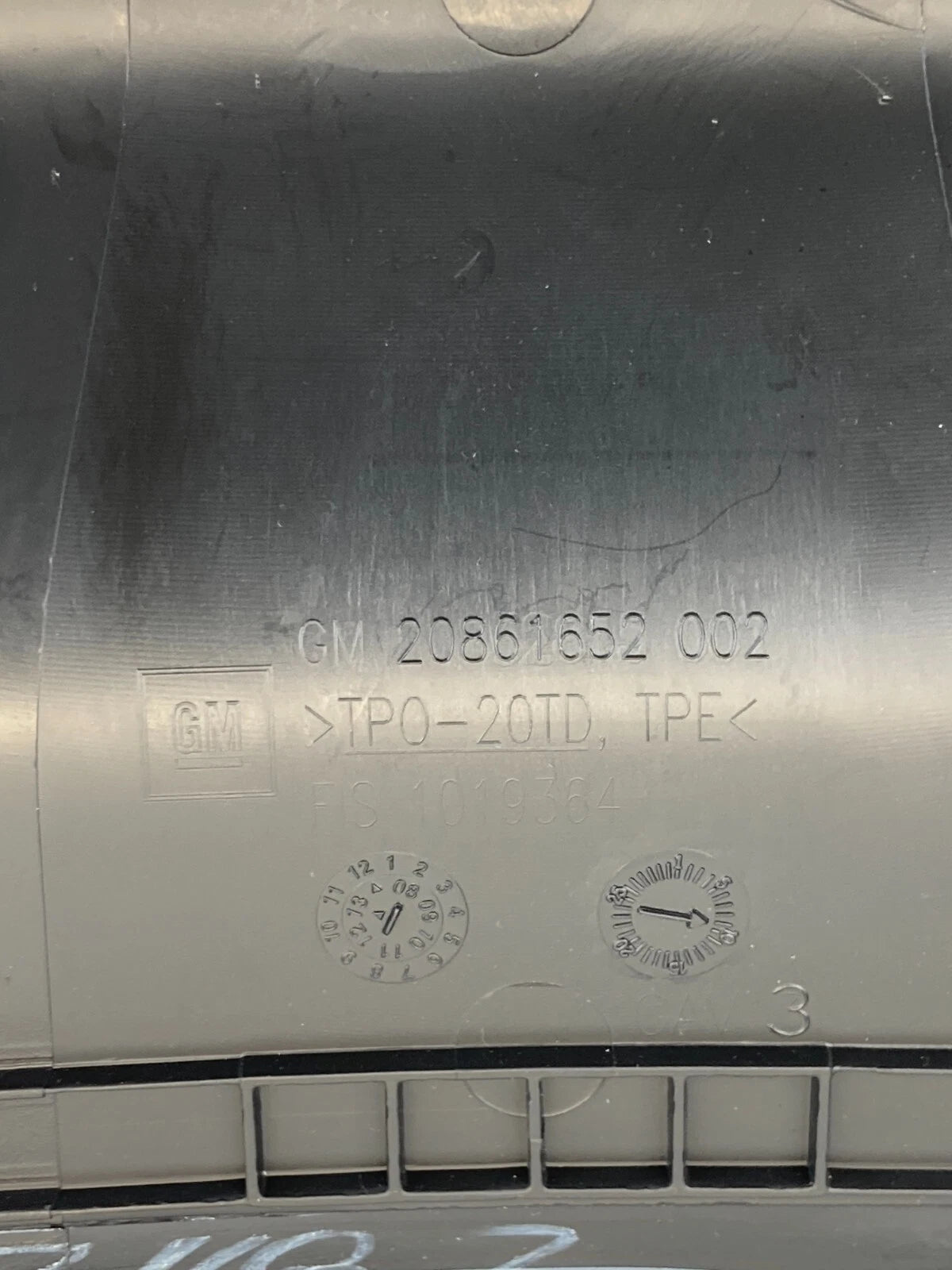 2010-2017 GMC TERRAIN DASH INSTRUMENT PANEL CLUSTER TRIM PANEL BEZEL 20861652