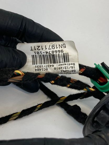 09-17 VOLKSWAGEN TIGUAN FRONT RIGHT SIDE DOOR HARNESS WIRE WIRING 5N1971121T OEM