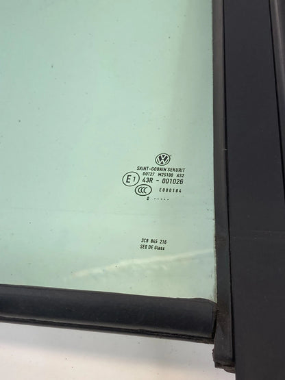 2009-2017 VOLKSWAGEN CC REAR RIGHT DOOR VENT QUARTER WINDOW GLASS 3C8-845-216