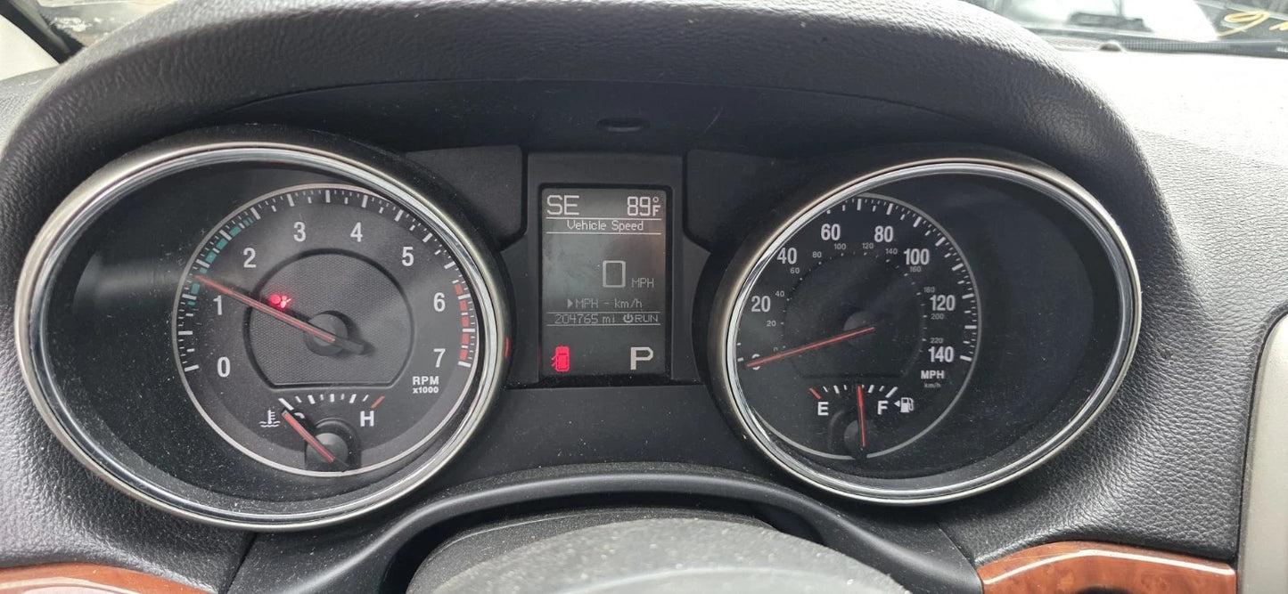 2012 2013 JEEP GRAND CHEROKEE 5.7L SPEEDOMETER CLUSTER 204K MILES 56046666AC OEM