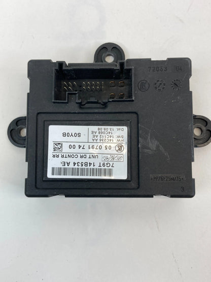 2009 09 JAGUAR XF REAR RIGHT SIDE DOOR CONTROL COMPUTER MODULE 7G9T-14B534-AE