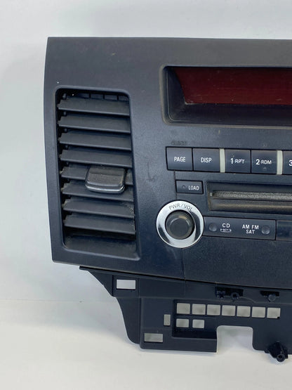 08 09 MITSUBISHI LANCER DASH PANEL RADIO AM/CD PLAYER W A/C VENTS 8002A377XA OEM