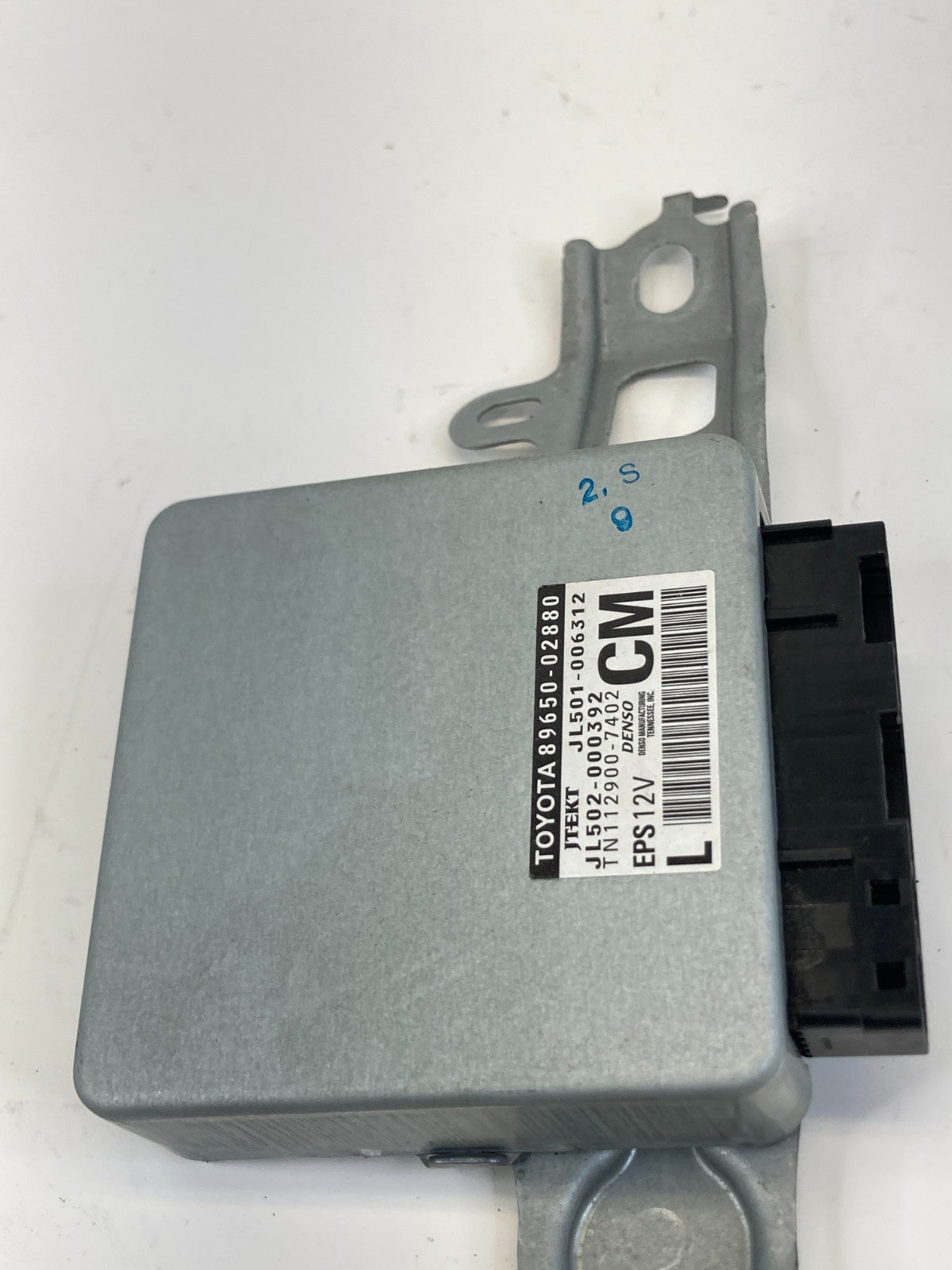 2014-2017 Toyota Corolla Power Steering Computer Control Module 89650-02880 OEM