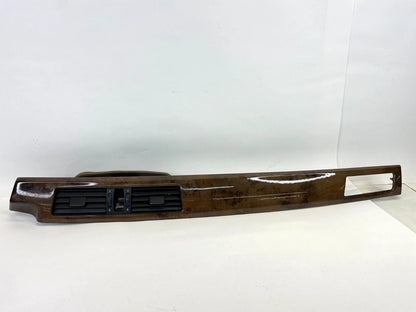 06 07 BMW 530I 08-10 535I DASH CENTER RH MOLDING WOODGRAIN TRIM W VENTS 05114001