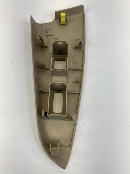 04-08 TOYOTA SOLARA FRONT RIGHT PASSENGER DOOR WINDOW SWITCH BEZEL TRIM COVER