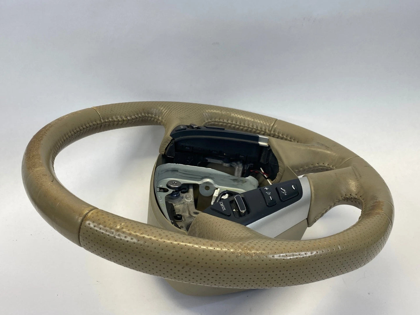 2009-2014 NISSAN MURANO STEERING WHEEL LEATHER TAN BEIGE AUDIO CRUISE SWITCH OEM