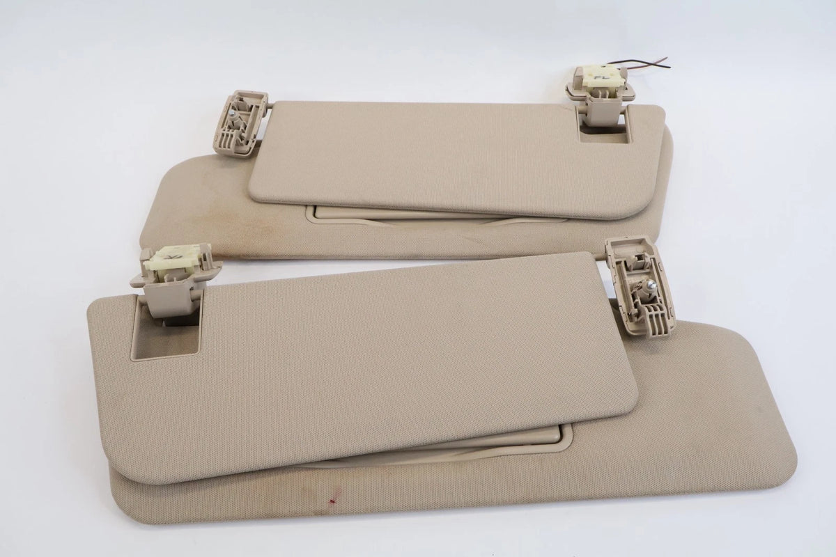 2014-2016 MERCEDES-BENZ E350 SUNVISOR SUN VISOR SET LEFT RIGHT W /VANITY MIRROR