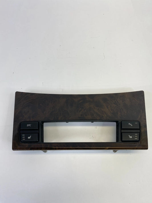 08-10 BMW 528i 550i 08 535XI CENTER DASH CONSOLE TRIM PARKING HEATED SEAT SWITCH