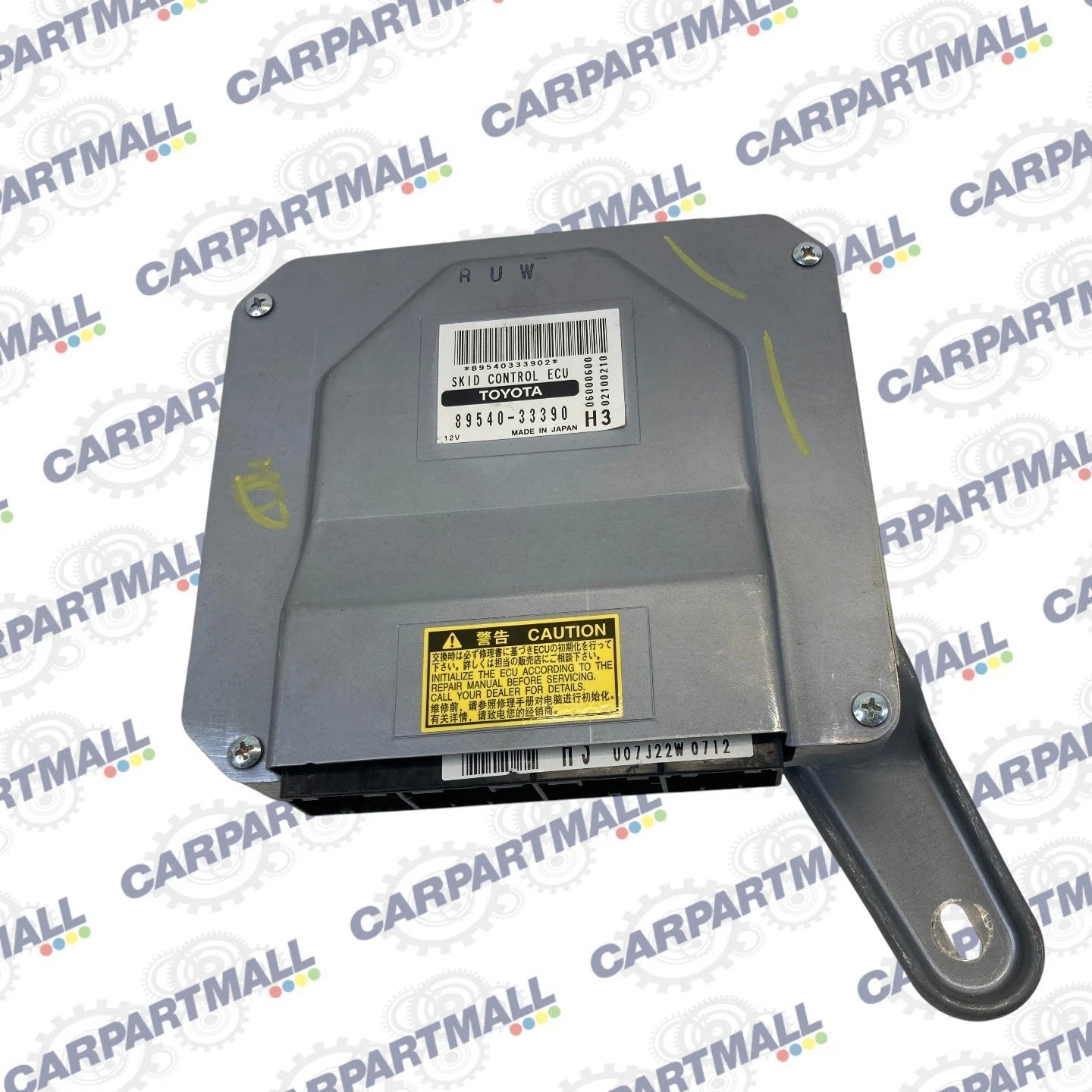 2007-2009 TOYOTA CAMRY HYBRID 2.4L SKID ENGINE CONTROL MODULE UNIT 89540-33390