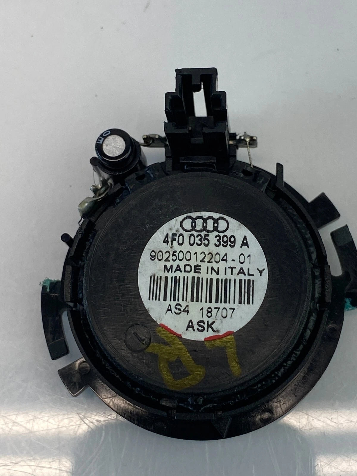 2007-2015 AUDI Q7 REAR LEFT DOOR SOUND SYSTEM AUDIO TWEETER SPEAKER 4F0035399A