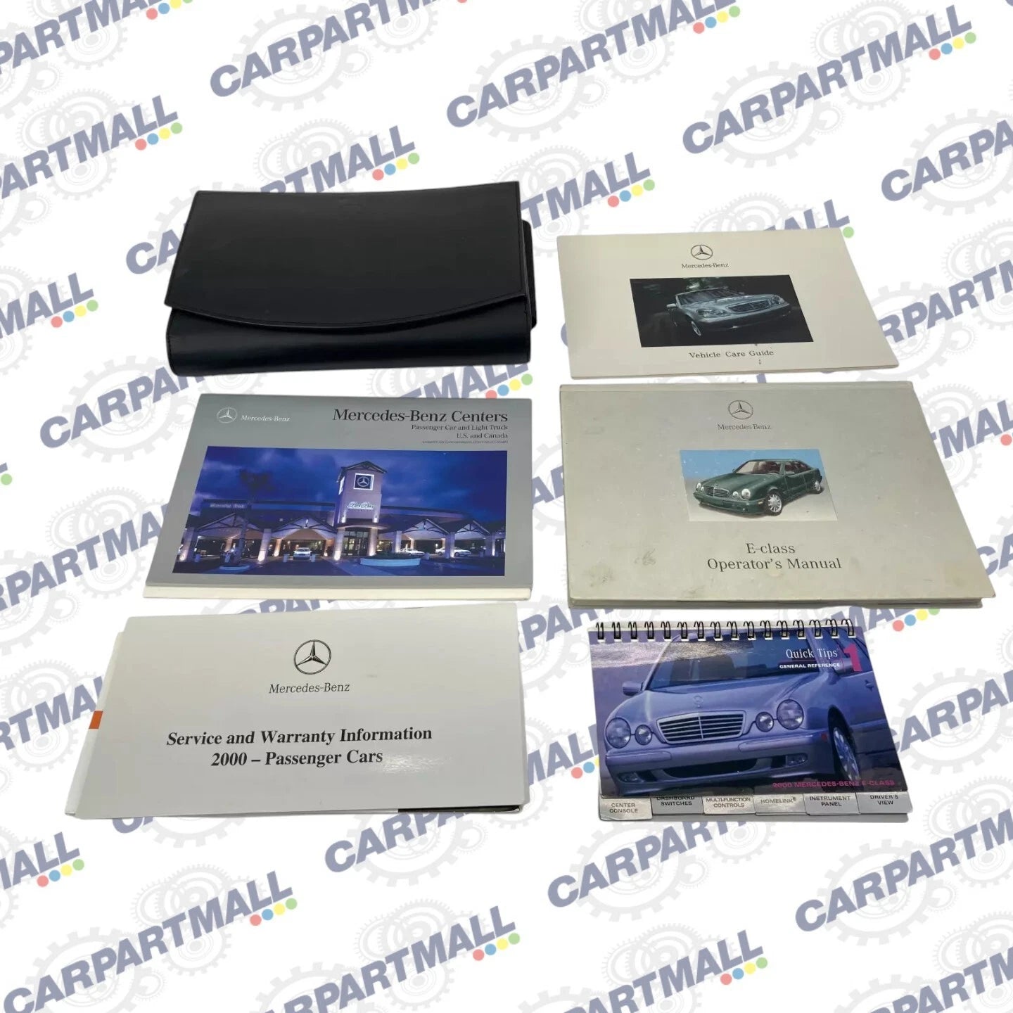 2000 MERCEDES-BENZ E-CLASS OWNERS MANUAL CONSUMER INFO WARRANTY BOOK W/ CASE OEM