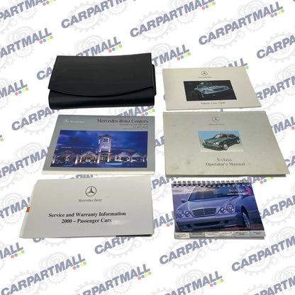 2000 MERCEDES-BENZ E-CLASS OWNERS MANUAL CONSUMER INFO WARRANTY BOOK W/ CASE OEM