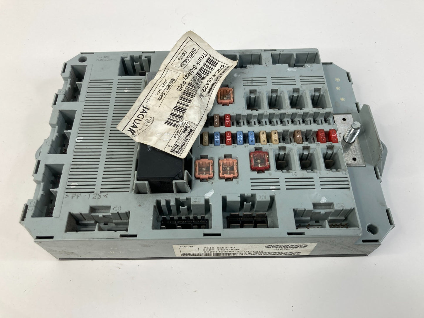 2009-2011 Jaguar XF 4.2L Body Control Module Rear Fuse Box 8X2T-14B476-BD OEM