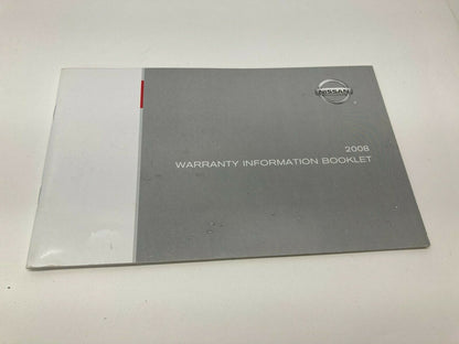 2008 08 Nissan Versa Owners Manual Guide Warranty Information w/ Case OEM