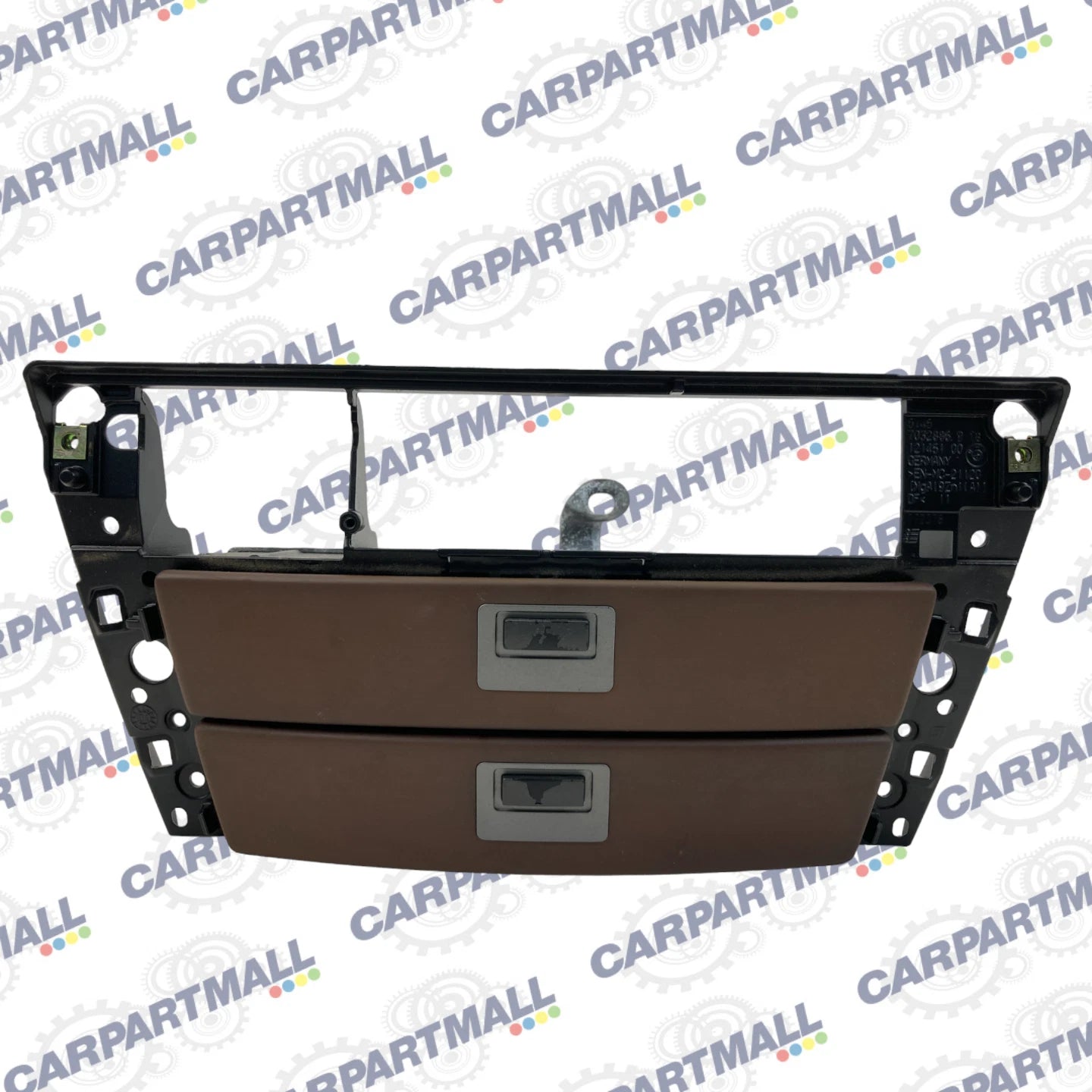 2002-2005 BMW 745I CONSOLE DASH DUAL STORAGE BOX COMPARTMENT TRAY 51457032886
