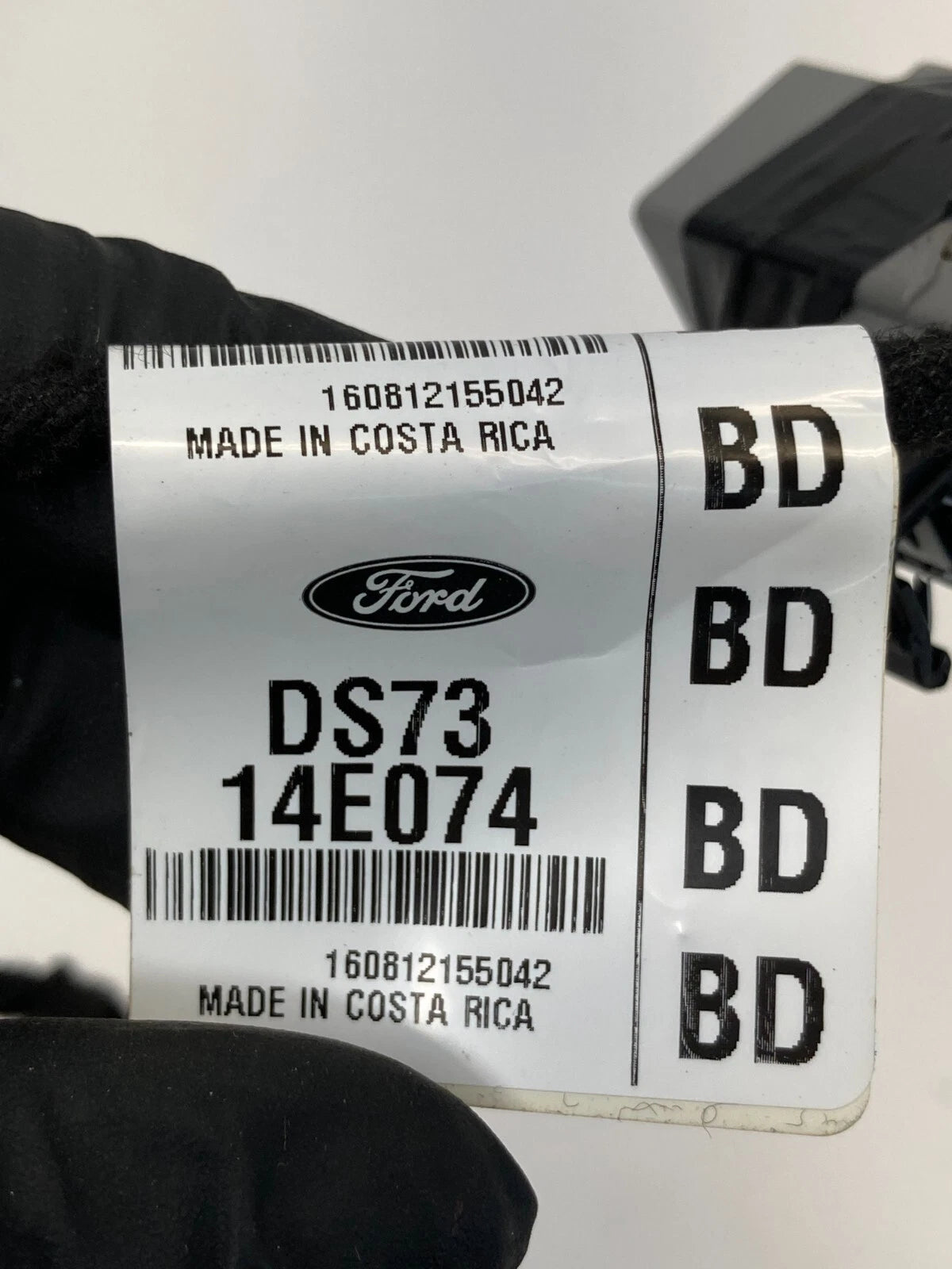 2013 14 15 2016 FORD FUSION REAR RIGHT DOOR LOCK WIRE WIRING HARNESS DS73-14E074