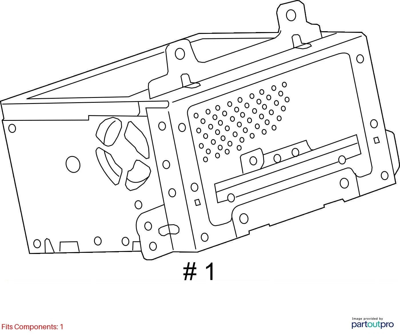 2013 13 BUICK LACROSSE AM/FM RADIO RECEIVER CD DISC PLAYER 23135481 OEM