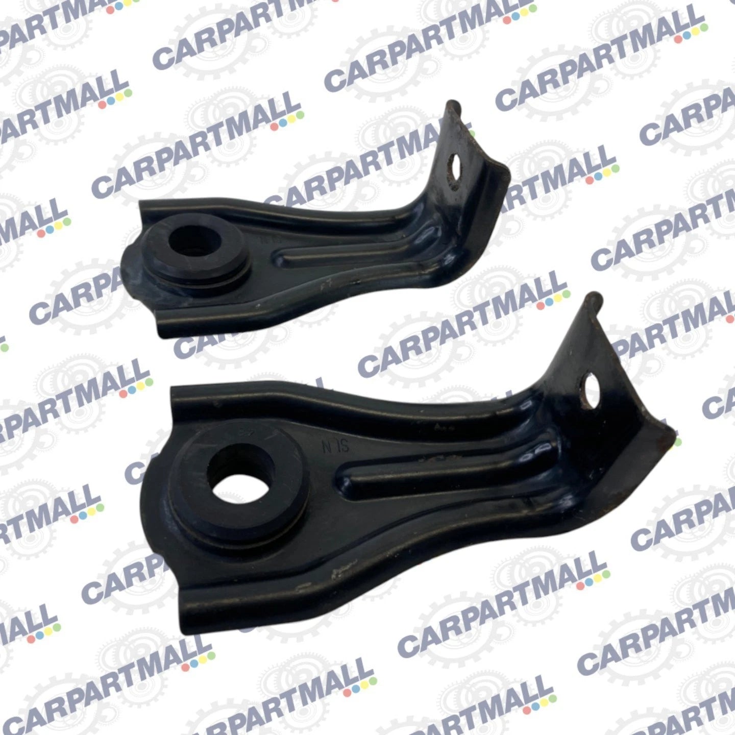 2007-2009 HONDA FIT UPPER RADIATOR MOUNT SUPPORT BRACKET PAIR SET OEM