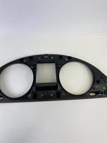 2009-2011 VOLKSWAGEN CC DASHBOARD CLUSTER SPEEDOMETER TRIM W/ HAZARD SWITCH OEM