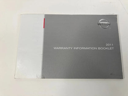 2011 NISSAN MAXIMA OWNERS MANUAL WARRANTY INFORMATION GUIDE BOOK SET OEM