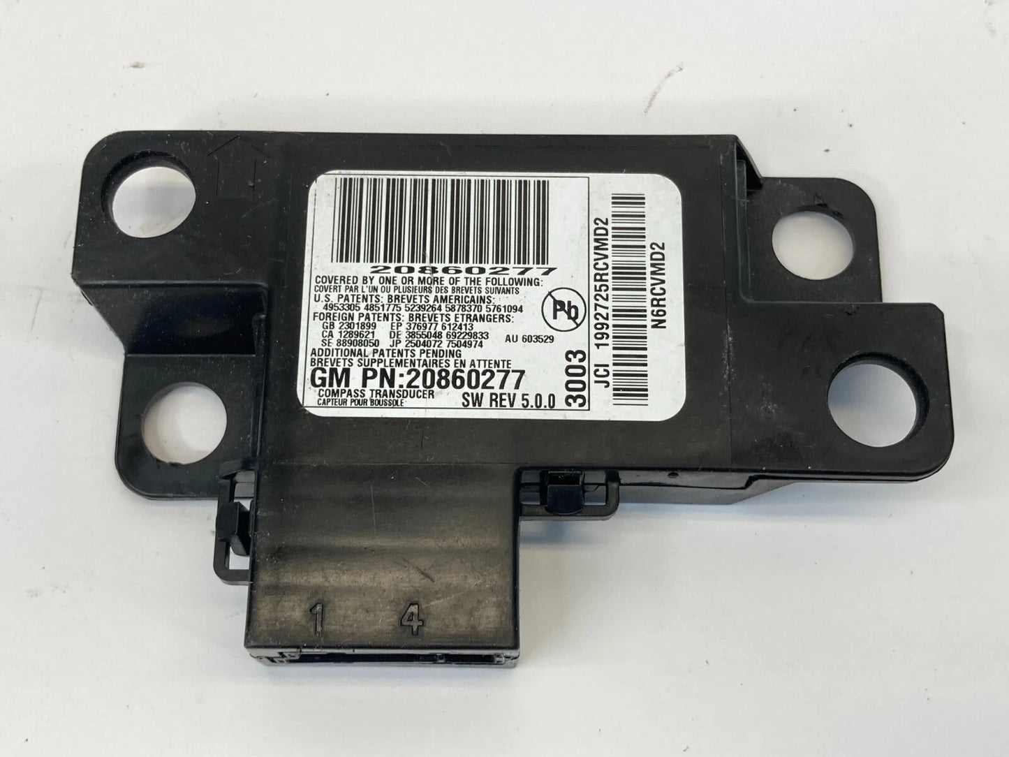 2012-2015 CHEVROLET CAPTIVA SPORT NAVIGATION COMPASS CONTROL MODULE 20860277 OEM
