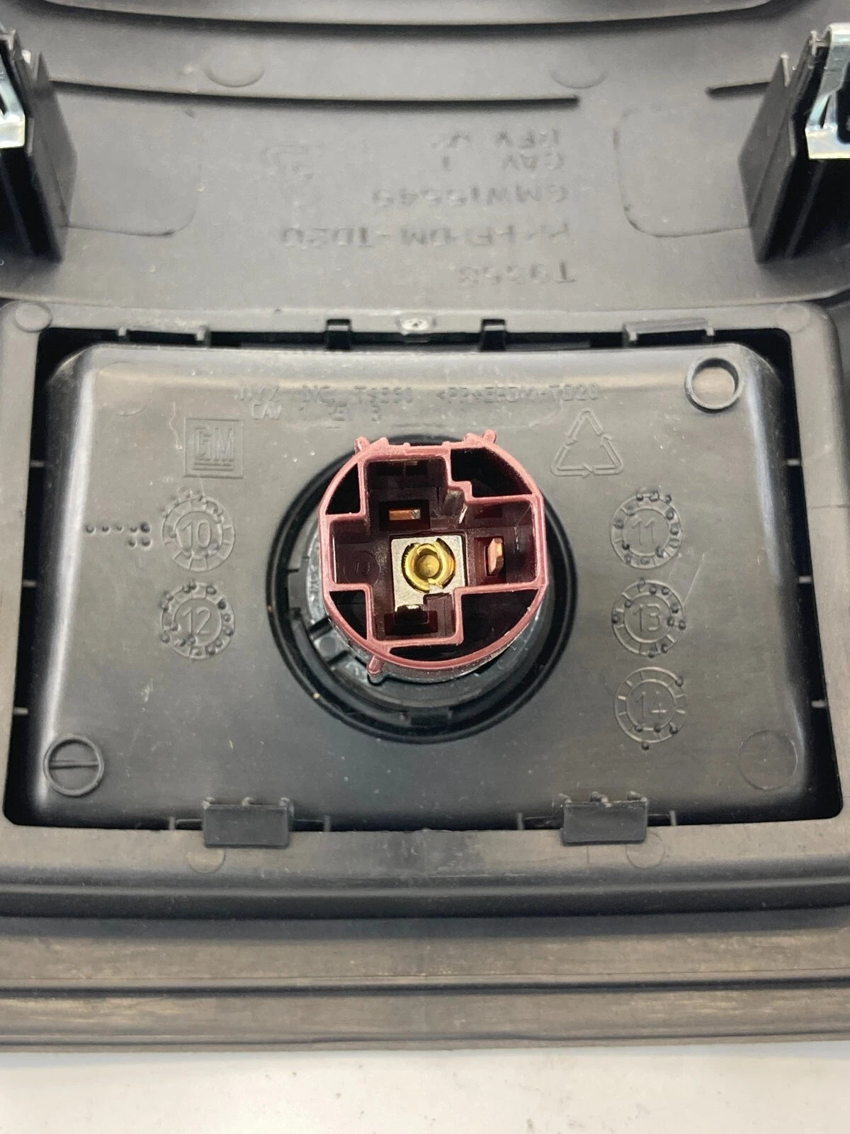 2011-2016 CHEVY CRUZE REAR CENTER CONSOLE PANEL COVER TRIM W/ POWER OUTLET OEM