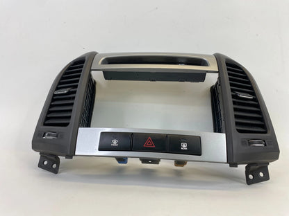 10-12 Hyundai Santa Fe Dash Radio Clock Climate Control Trim Bezel 94520-2B000