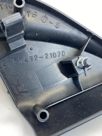 05-10 SCION TC FRONT LEFT SIDE DOOR INNER CORNER COVER MOLDING 67492-21070 OEM
