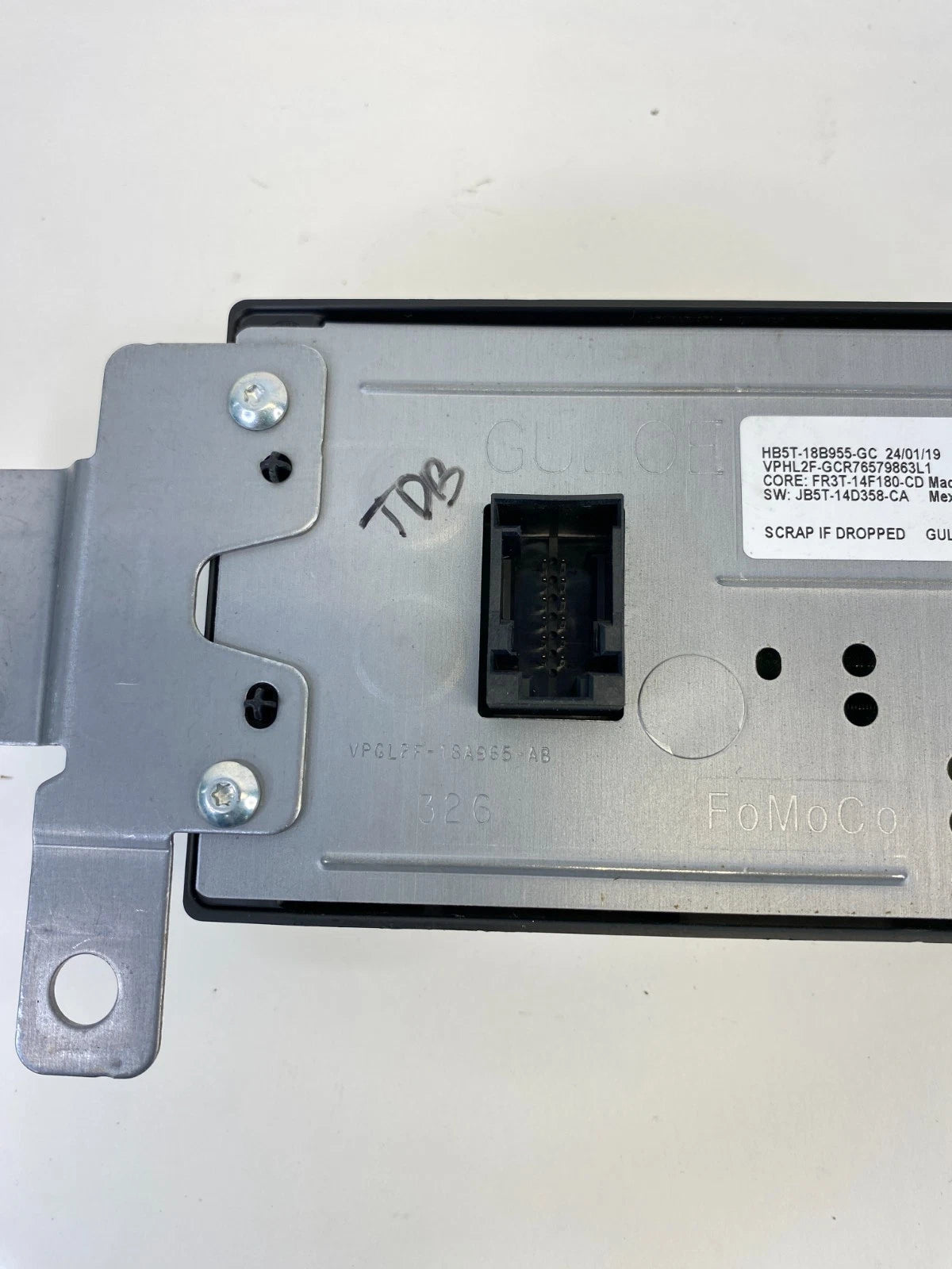 17-19 FORD EXPLORER POLICE INTERCEPTOR UTILITY RADIO DISPLAY SCREEN MONITOR OEM