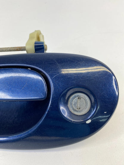 01-06 CHRYSLER SEBRING SEDAN FRONT LEFT DRIVER EXTERIOR DOOR 0QA39TRMA PB8 BLUE