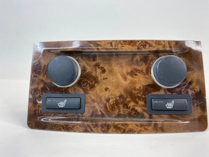 08-09 BMW 550I SEDAN REAR CONSOLE SEAT HEATER SWITCH & POWER OUTLET 695114405