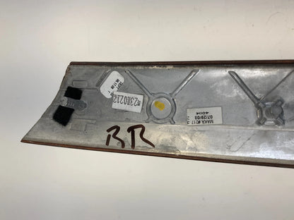 06-11 MERCEDES-BENZ ML350 REAR RIGHT INNER DOOR PANEL TRIM MOLDING 1647301422